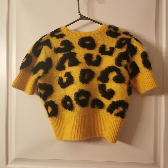 Miu Miu leopard print mohair blend sweater - Picture 12 of 15